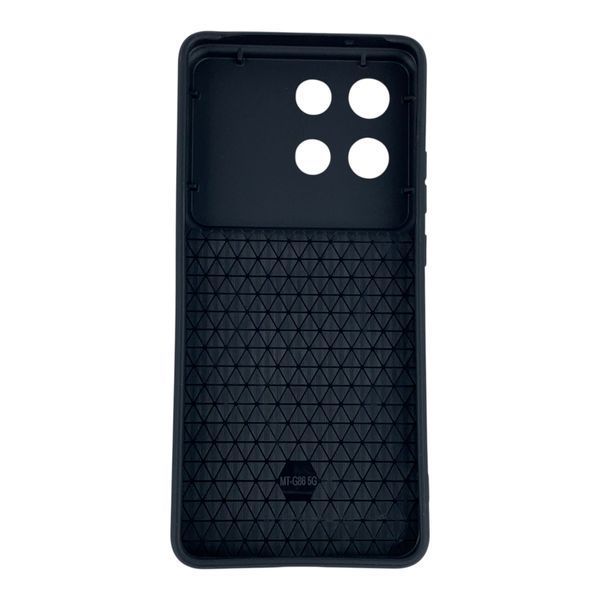 Чехол противоударный для Motorola G86 5G с магнитной пластиной со шторкой на камере черный 0050618 фото