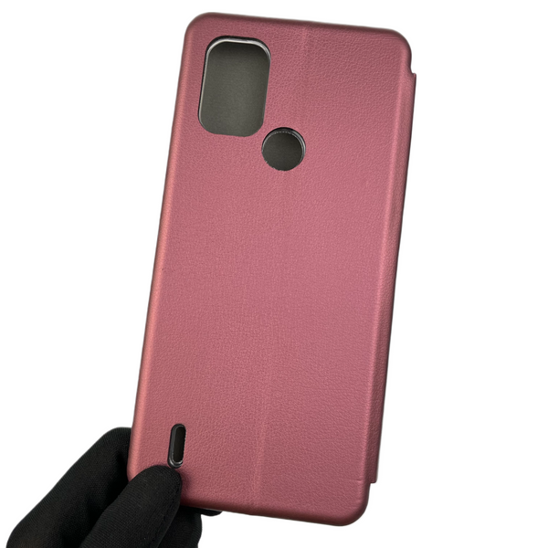 Чехол-книжка для Nokia C31 с подставкой на нокиа с31 бордовая 0000907 фото