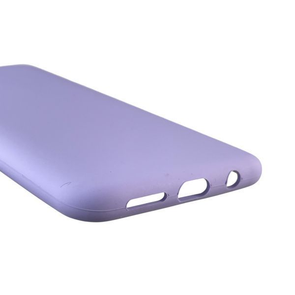 Чехол для Samsung Galaxy A50 (SM-A505F) силиконовый с микрофиброй нескользящий на самсунг а50 сиреневый 0031982 фото