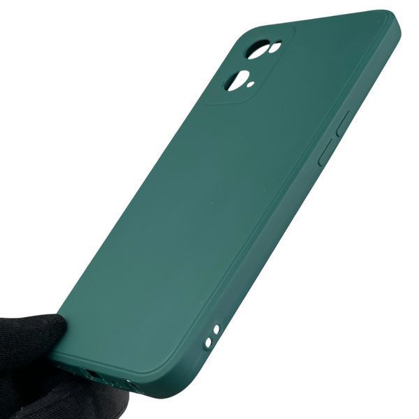 Чохол для OPPO A36 з квадратними гранями із захистом камери на оппо а36 зелений 0012434 фото