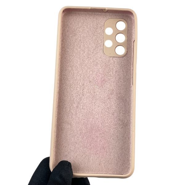 Чохол для Samsung Galaxy A32 4G (SM-A325F) силіконовий з мікрофіброю нековзний на самсунг а32 4г пудровий 0031917 фото