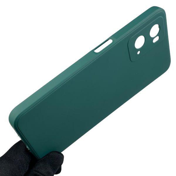 Чохол для OPPO A36 з квадратними гранями із захистом камери на оппо а36 зелений 0012434 фото