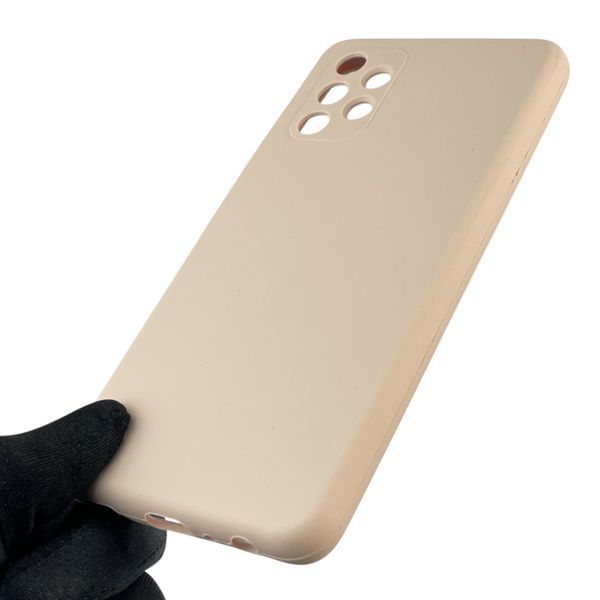 Чохол для Samsung Galaxy A32 4G (SM-A325F) силіконовий з мікрофіброю нековзний на самсунг а32 4г пудровий 0031917 фото