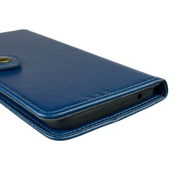 Чохол-книжка для ZTE Blade V2020 Smart (8010) з магнітною застібкою з підставкою на зте блейд в2020 смарт синя 0011983 фото