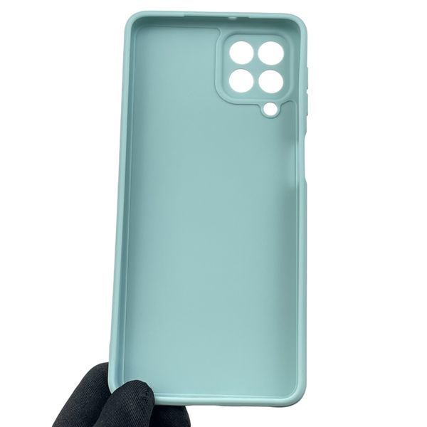 Чехол для Samsung Galaxy M53 5G (SM-M536B) с квадратными гранями с защитой камеры на самсунг м53 серый 0012634 фото