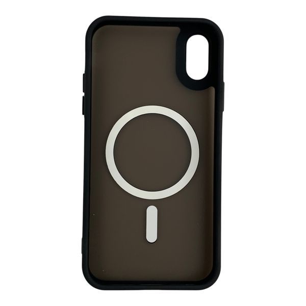 Чохол MagSafe для Apple iPhone Xr чорний (матовий, захист камери) 0059702 фото