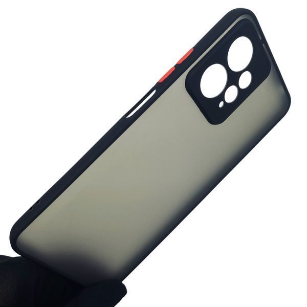 Чохол для Xiaomi Redmi Note 12 4G протиударний матовий із високими бортами з захистом камери на сяомі редмі нот 12 4г чорний 0000957 фото