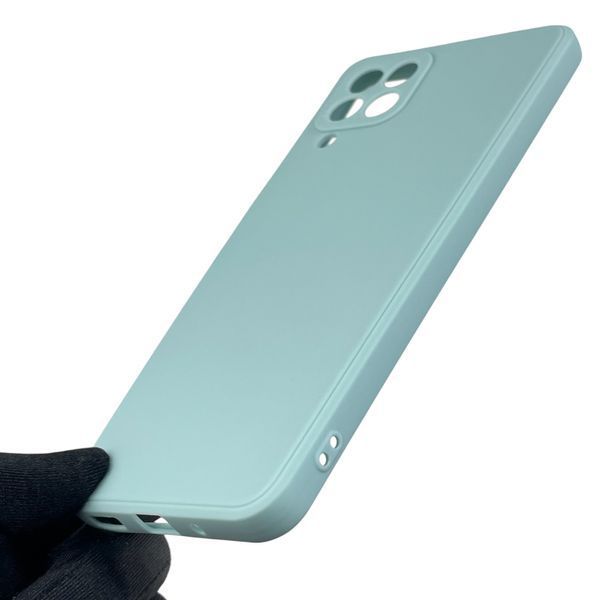 Чехол для Samsung Galaxy M53 5G (SM-M536B) с квадратными гранями с защитой камеры на самсунг м53 серый 0012634 фото
