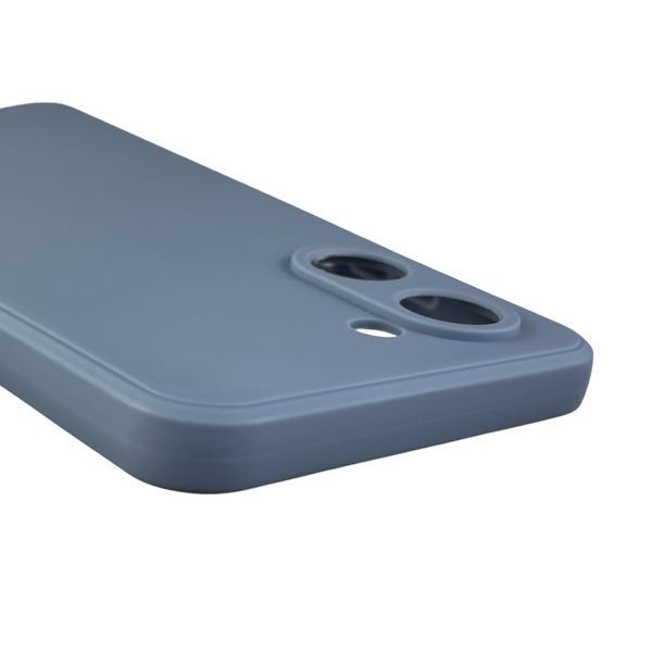 Чехол для Realme C33 с квадратными гранями с защитой камеры на реалми с33 голубой 0012484 фото