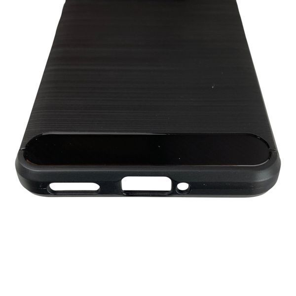 Чехол для телефона Apple iPhone 11 Pro карбоновый противоударный с высокими бортами черный 0051725 фото