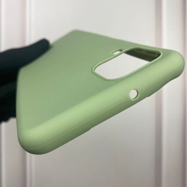 Чохол для Samsung Galaxy M32 4G SM-M325F однотонний матовий силіконовий на самсунг м32 4г зелений 0000152 фото