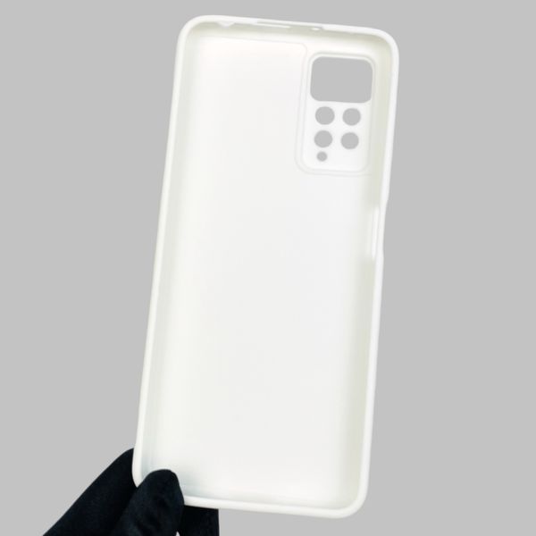Чехол для Xiaomi Redmi Note 11 Pro 5G с квадратными гранями с защитой камеры на сяоми редми нот 11 про белый 0001508 фото
