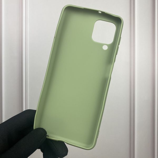Чохол для Samsung Galaxy M32 4G SM-M325F однотонний матовий силіконовий на самсунг м32 4г зелений 0000152 фото