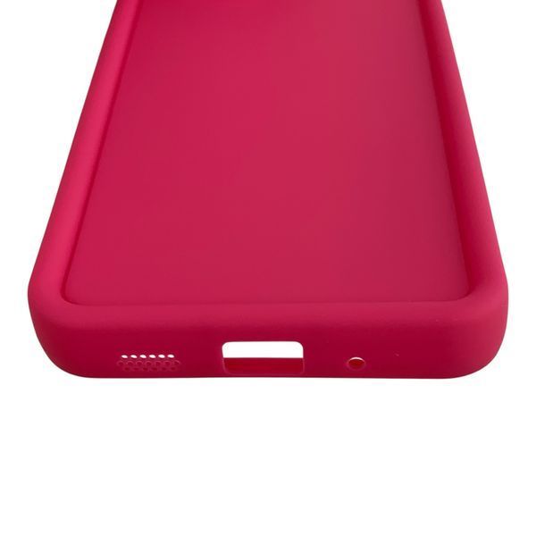Чохол силіконовий Soft Touch для Samsung Galaxy S20 FE малиновий (Повний захист камери) 0054025 фото