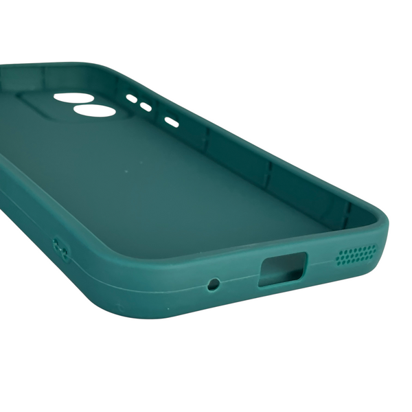 Чохол силіконовий Soft Touch з 3D принтом жіночим для Motorola Moto E13 (PAXT0034) темно-зелений (Повний захист камери) 0042477 фото