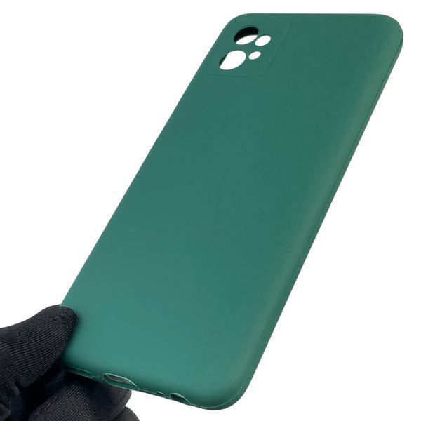 Чохол для Motorola Moto G32 (PAUU0013RS) силіконовий з мікрофіброю нековзний на моторола г32 зелений 0031786 фото