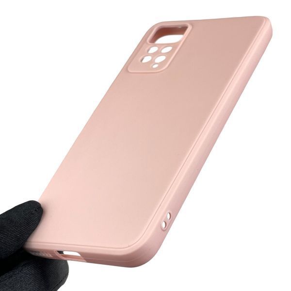 Чехол для Xiaomi Redmi Note 12 Pro 4G с квадратными гранями с защитой камеры сяоми нот 12 про 4г пудровый 0012836 фото