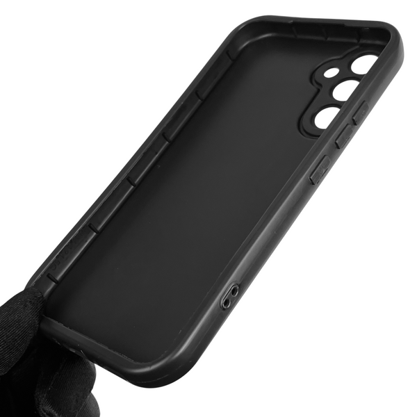 Чохол силіконовий Soft Touch з 3D принтом жіночим для Samsung Galaxy A34 5G (SM-A346E) чорний (Повний захист камери) 0042747 фото
