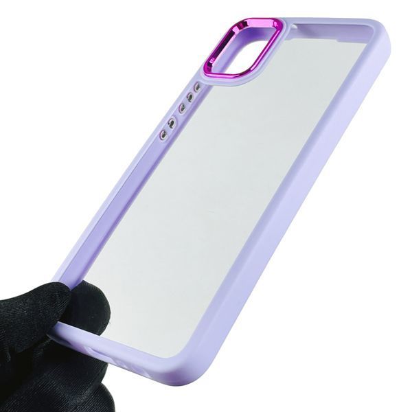 Чохол для Samsung Galaxy A04e SM-A042F з кольоровими високими бортами на самсунг а04 бузковий 0007798 фото