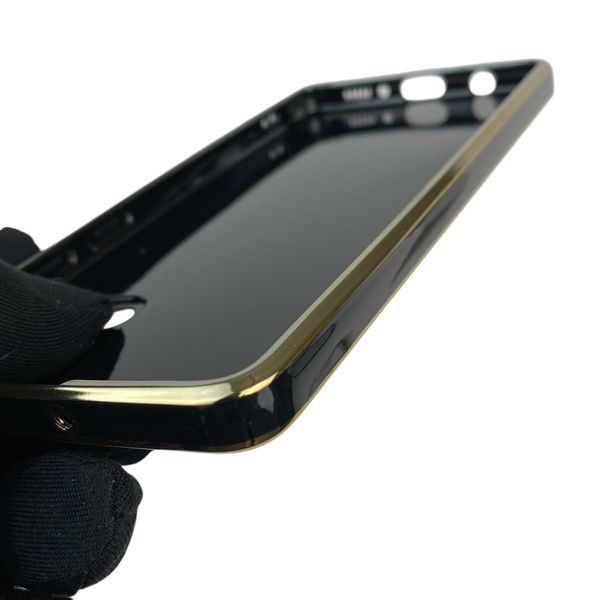 Чехол для Samsung Galaxy A71 SM-A715F с кольцом MagSafe с золотой окантовкой на самсунг а71 черный gs1 0022416 фото