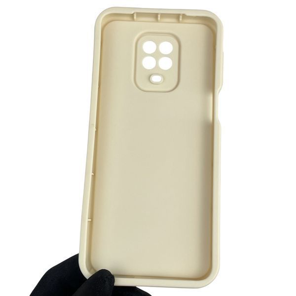 Чохол силіконовий оригінальний Soft Touch з 3D принтом мему сібу для Xiaomi Redmi Note 9 Pro молочний (Повний захист камери) 0048007 фото