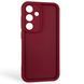 Чехол силиконовый Soft Touch для Samsung Galaxy S25 бордовый (Полная защита камеры) 0054176 фото 1
