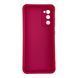 Чохол силіконовий Soft Touch для Samsung Galaxy S20 FE малиновий (Повний захист камери) 0054025 фото 2