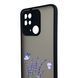 Чохол для телефона Xiaomi POCO C40 с 3D принтом лаванда з метеликами із захистом камери чорний 0059320 фото 4