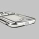 Чехол для Apple iPhone 14 Pro с серебряной окантовкой с карманом для карт на айфон 14 про серебряный 0013014 фото 6