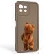 Чохол силіконовий оригінальний Soft Touch з 3D принтом кумедний тед ведмідик для Xiaomi Mi 11 Lite 5G NE коричневий (Повний захист камери) 0048792 фото 1