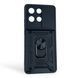 Чехол противоударный для Motorola G86 5G с магнитной пластиной со шторкой на камере черный 0050618 фото 1