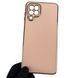 Чехол для Samsung Galaxy M32 4G (SM-M325F) с золотой окантовкой с защитой камеры на самсунг м32 пудровый 0008297 фото 1