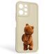 Чохол силіконовий оригінальний Soft Touch з 3D принтом кумедний тед ведмідик для Xiaomi Redmi 12 молочний (Повний захист камери) 0048842 фото 1
