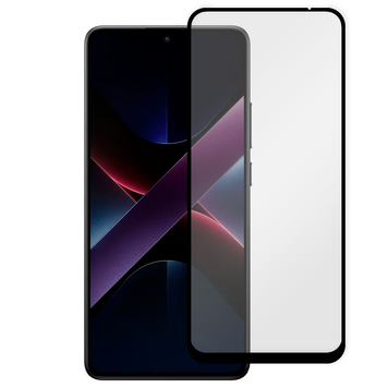 Захисне скло 6D OG для телефона Xiaomi POCO X7 Pro повноекранне протиударне на сяомі поко X7 про чорне 0013934 фото