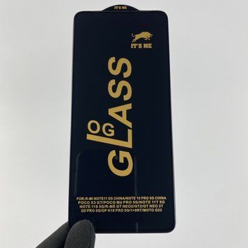 Захисне скло 6D OG для телефона Xiaomi POCO M4 Pro 5G протиударне повноекранне на сяомі поко м4 про 5г чорне 0001143 фото