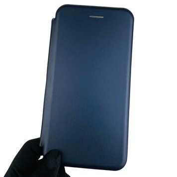 Чехол-книжка для Xiaomi Redmi 5 Plus с подставкой на сяоми редми 5 плюс тёмно-синяя 0001593 фото