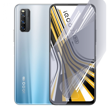 Плёнка гидрогелевая для VIVO IQOO Z1 МАТОВАЯ противоударная на виво айку з1 прозрачная 0034943 фото