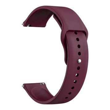 Ремешок силиконовый 20 мм для Gelius Amazwatch GT2 Lite бордовый 0054784 фото