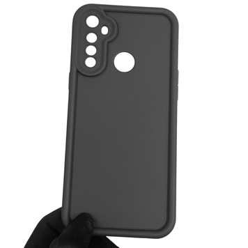 Чохол силіконовий Soft Touch для Realme 6i чорний (Повний захист камери) 0039466 фото