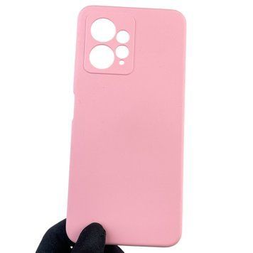 Чехол для Xiaomi Redmi Note 12 4G силиконовый с микрофиброй нескользящий на сяоми редми нот 12 4г розовый 0032701 фото
