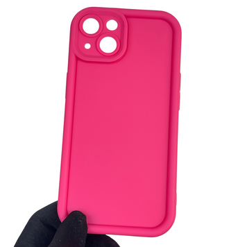 Чехол силиконовый Soft Touch для Apple iPhone 13 малиновый (Полная защита камеры) 0039359 фото