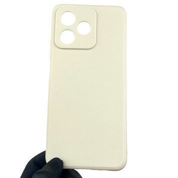 Чохол для Realme Note 50 з квадратними гранями із захистом камери на реалмі нот 50 бежевий 0012535 фото