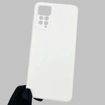 Чехол для Xiaomi Redmi Note 11 Pro 4G с квадратными гранями с защитой камеры на сяоми редми нот 11 про белый 0001499 фото