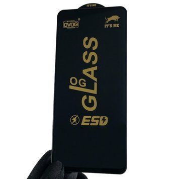 Защитное стекло 6D OG для телефона Realme 11 4G противоударное полноэкранное на реалми 11 4г чёрное 0002564 фото