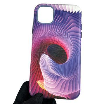 Чохол для Apple iPhone 11 шкіряний з мікрофіброю яскравий на айфон 11 різнокольоровий 0000253 фото