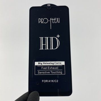 Захисне скло для телефону OPPO A1K протиударне повноекранне на оппо а1к чорне 0001158 фото