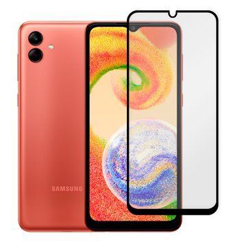 Защитное стекло для телефона Samsung Galaxy A04 (SM-A045F) противоударное полноэкранное на самсунг а04 черное 0038684 фото