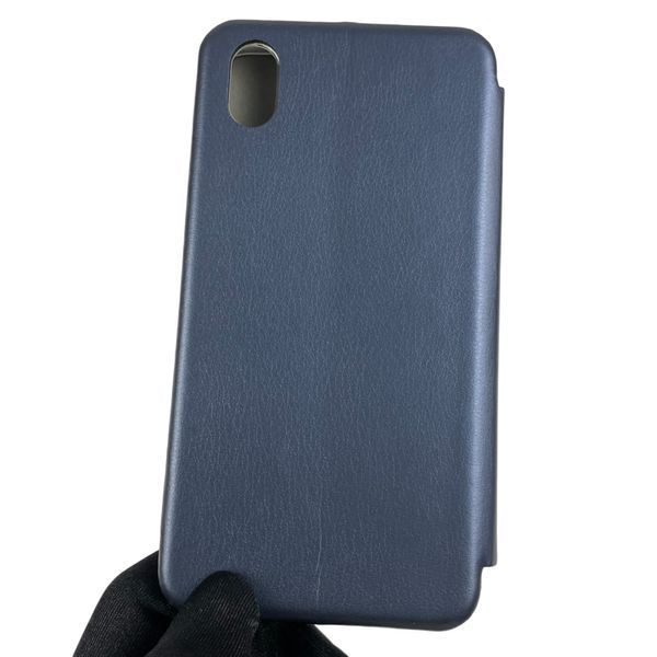 Чохол-книжка для Xiaomi Redmi 7a з підставкою на сяомі редмі 7а темно-синя 0002213 фото