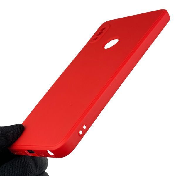 Чехол для Xiaomi Redmi Note 5 Pro с квадратными гранями с защитой камеры на сяоми редми нот 5 про красный 0012887 фото