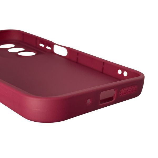 Чехол силиконовый Soft Touch с 3D принтом волшебной минни маус для Xiaomi Redmi 15 5G Global бордовый (Полная защита камеры) 0050341 фото